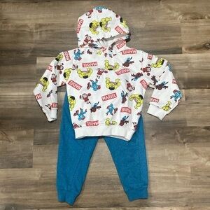 NWOT Marvel Hoodie and Sweatpants